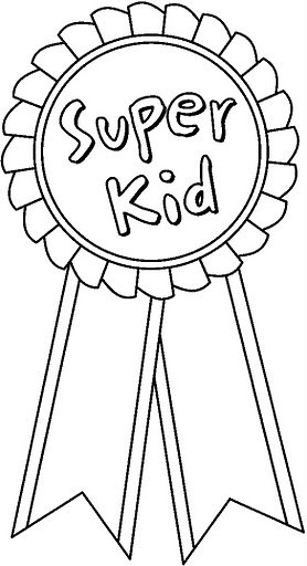 RIBBON COLORING PAGES